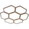 Ekena Millwork Florin Wood Fretwork Pierced Ceiling Medallion, Walnut, 30"OD x 12 3/4"ID x 1/4"T CMWP30X30X0250FOWA - alternate 5